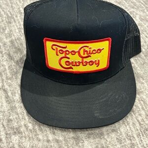Black Topo Chico Cowboy Trucker Hat